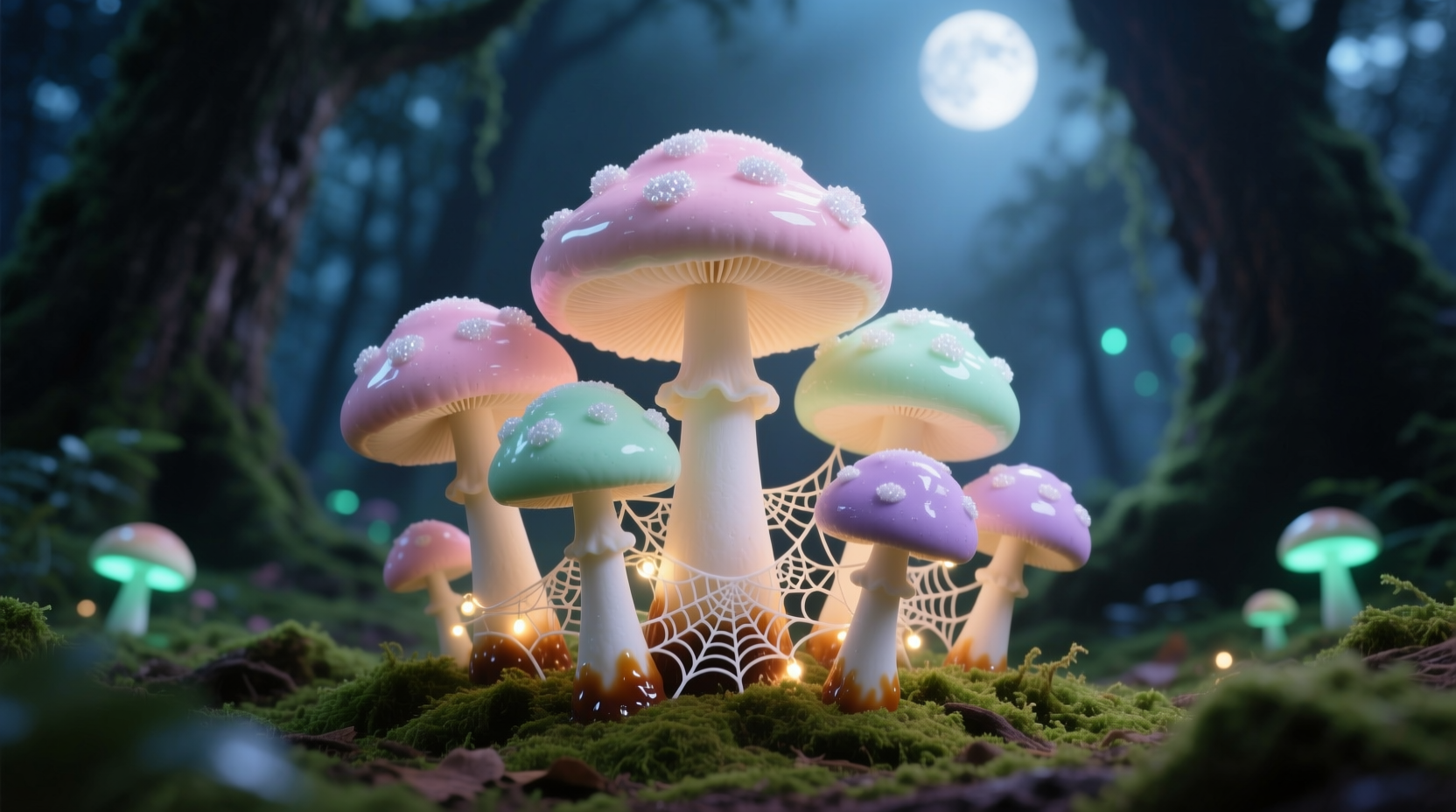 meringue mushrooms