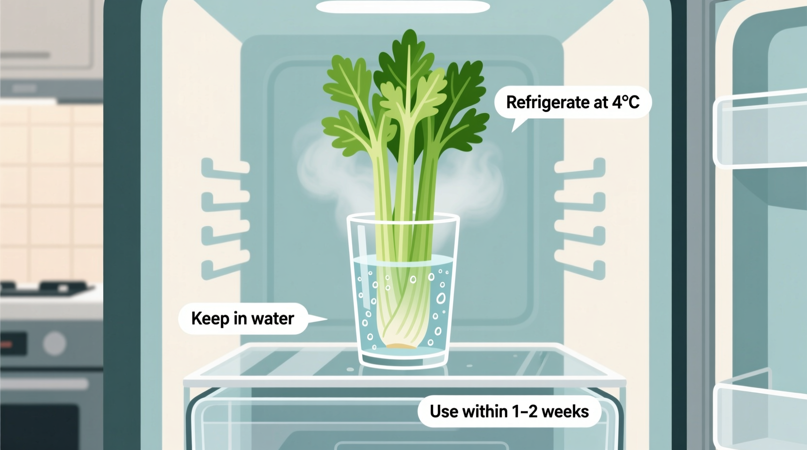 best way to store celery
