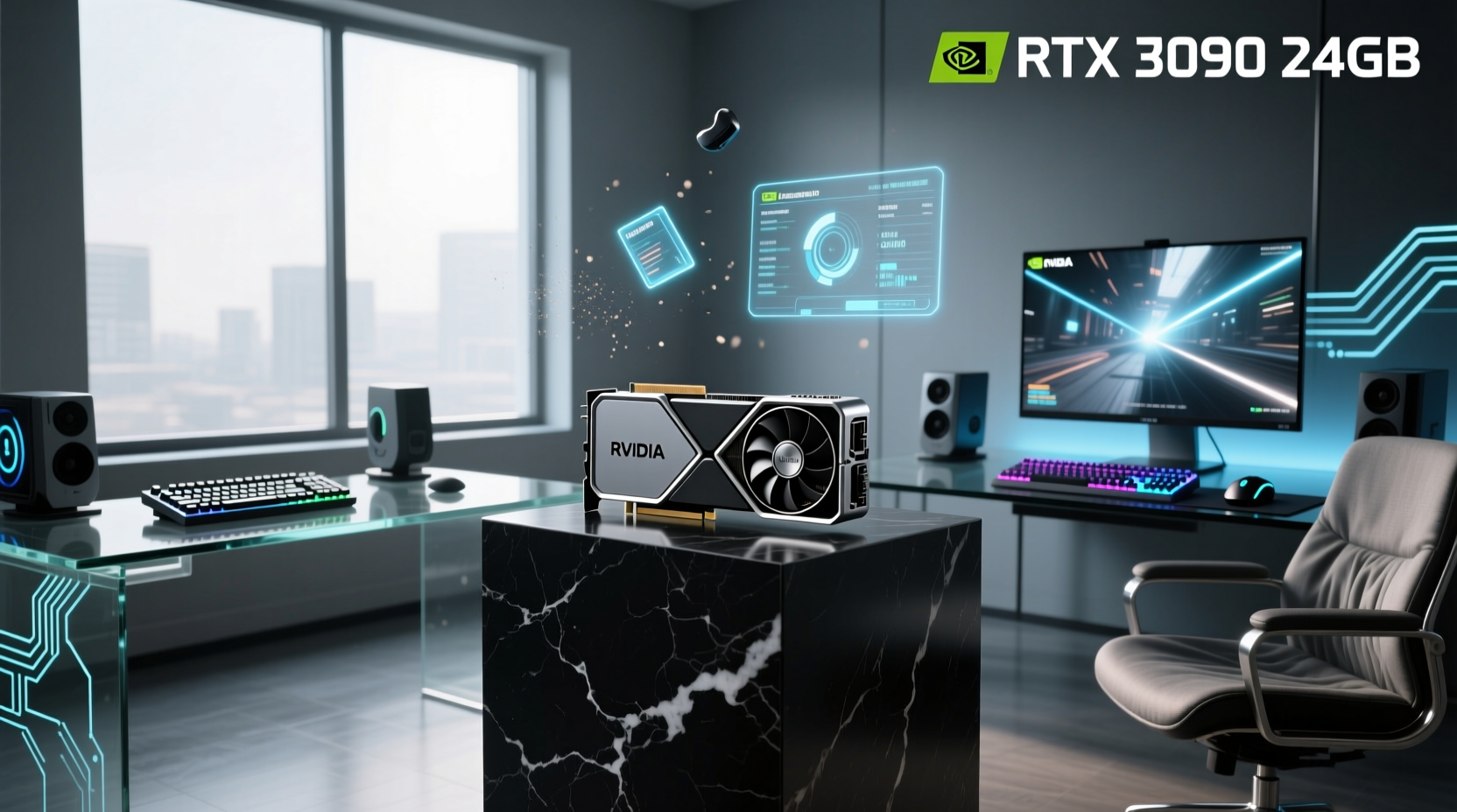 美品】 RTX 3090 24GB (サーバー室管理品) rtx3090 ASUS エイスース