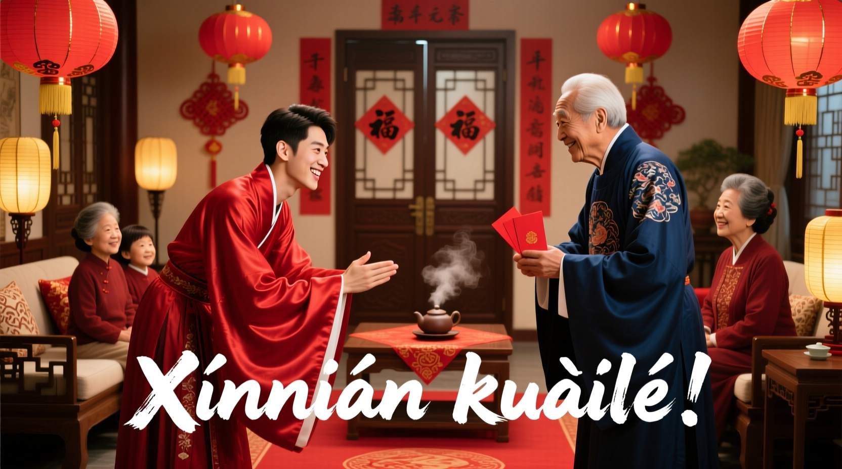 how to greet someone in chinese new year