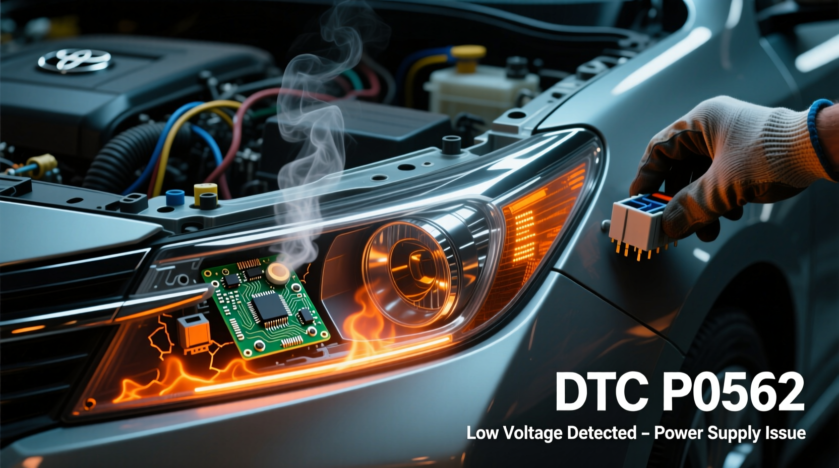 vios led headlights overheat dtc