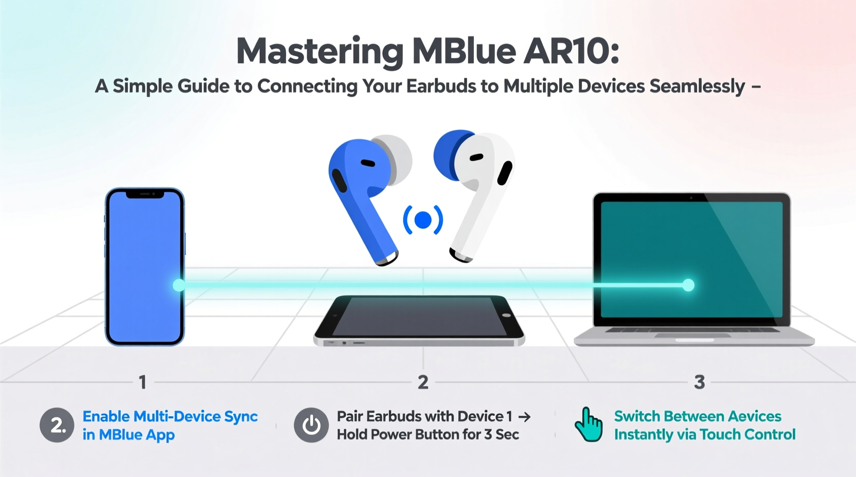 mastering mblue ar10 a simple guide to connecting your earbuds to multiple devices seamlessly