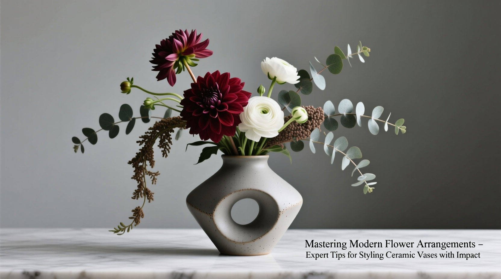 mastering modern flower arrangements expert tips for styling ceramic vases with impact