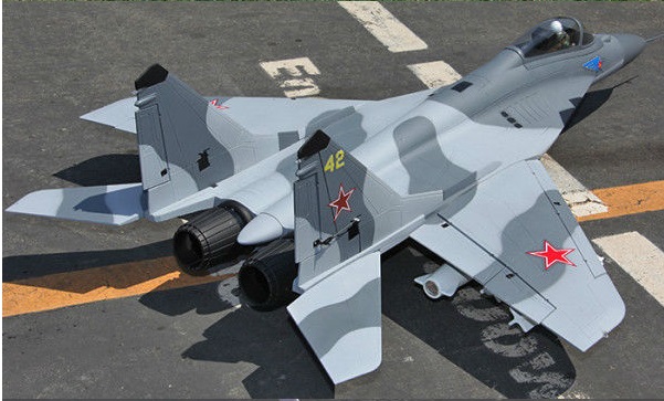 ＲＣラジコン戦闘機M1G-29 MIG-29 64mm TWIN EDF PNP完成機（Arrows)