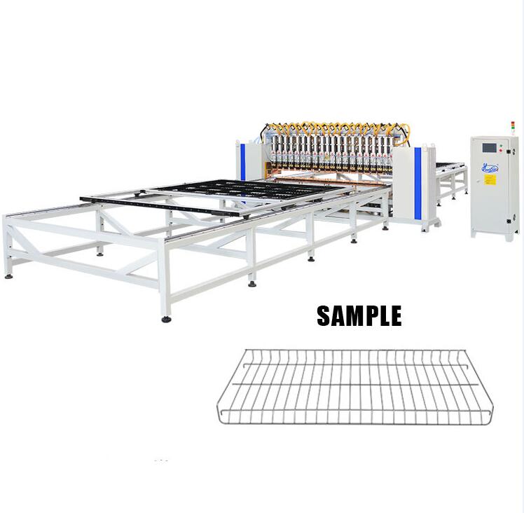 Máquina soldada con autógena eléctrica automática de la malla de alambre de Hwashi, máquina del estante del alambre