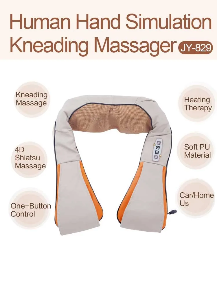 Electric Neck Shoulder Massage Shawl Back Pain Massage Machine with Infrared