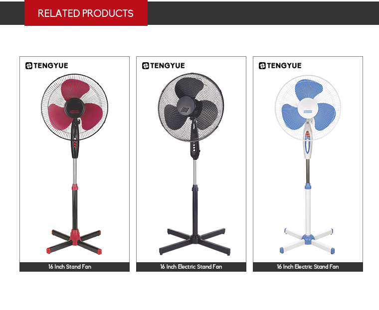 Cheap Price 16 inch Stand Fan Height Adjustable Oscillating Stand Fan 16 Electric Stand Fan Price In Pakistan