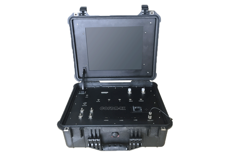 5~10W Adjustable COFDM HD Wireless Video Transmitter 8km NLOS Long Distance AV Sender Low Latency