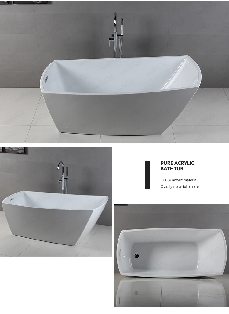 Chinese supplier design CUPC acrylic free standing tub freestanding tub bathtubs