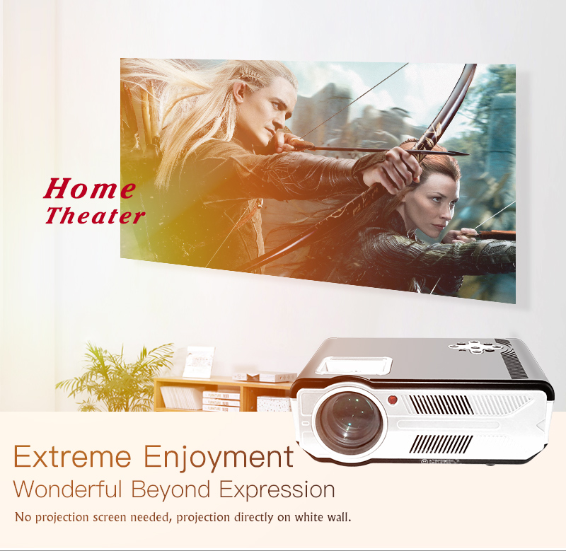 Excellent Quality 1280*800 Beamer Android Home Theater Native Full Hd 1080P Led Smart 4K Projectors