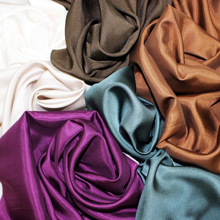 高品质白色丝绸连衣裙 14毫米女士斜纹面料