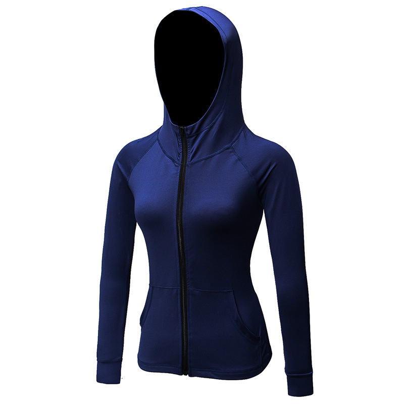 Latest Arrival Women's Jackets Coats Full Zip Activewear Fitness Workout Hoodie Jackets Lightweight Long Sleeve T Shirts