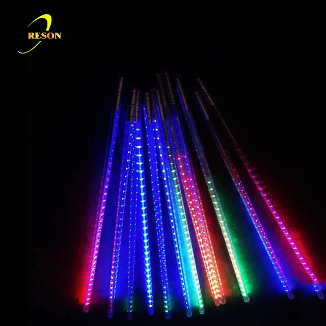 Outdoor Snow And Rain Christmas Lights Led Meteor Shower Christmas Lights 30Cm 8 Tube