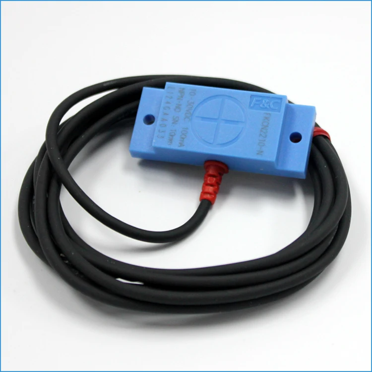 FKCN2210 NPN PNP Sensores capacitivos DC tipo quadrado para detector de plástico com CE