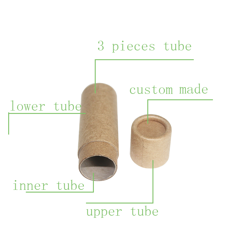 ECO friendly 0.3oz/0.5oz/2oz  push up tube  lip balm co<i></i>ntainer  lipstick packaging tube