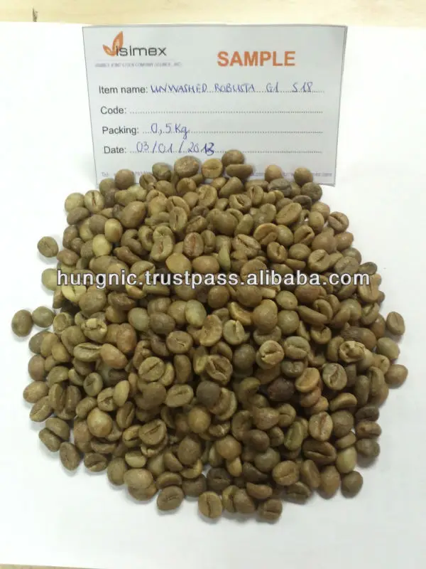 Robusta coffe bean wholesales Vietnam Manufacturer