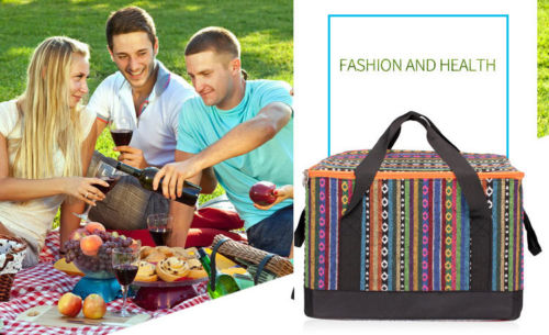 Borsa multifunzionale per il pranzo Scatola da picnic Confezione per il ghiaccio Borsa termica Stampa completa