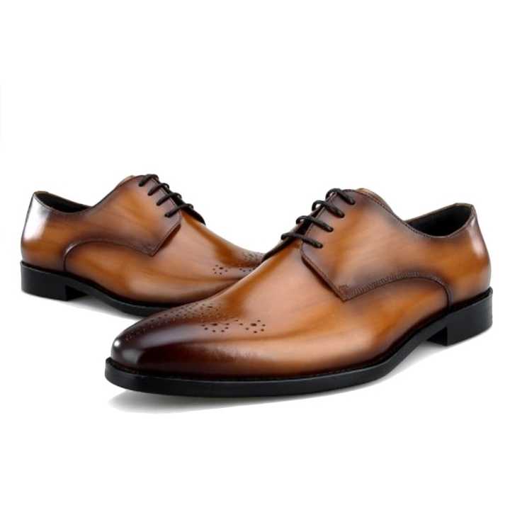 Factory Price Custom Wholesale Mens Formal Dress Shoes Business Pure  Leather Shoes for Men Zapatos Al Por Mayor