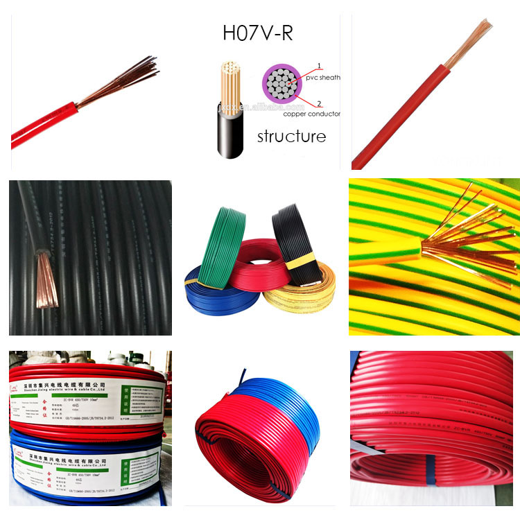 Factory Price Supplying 0.5Mm 1Mm 1.5Mm 2.5Mm 2Mm 4Mm 6Mm Size Uganda Flexible Copper Electric Wire And Cable