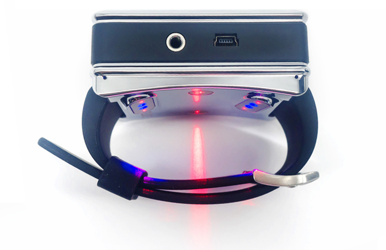Elderly Health Care Physical Therapy Equipments Digital Wrist Cold Laser Therapy Watch for High Blood Pressure and Rhinitis