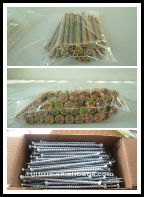 torx 埋头平头窗框螺丝混凝土螺丝钉