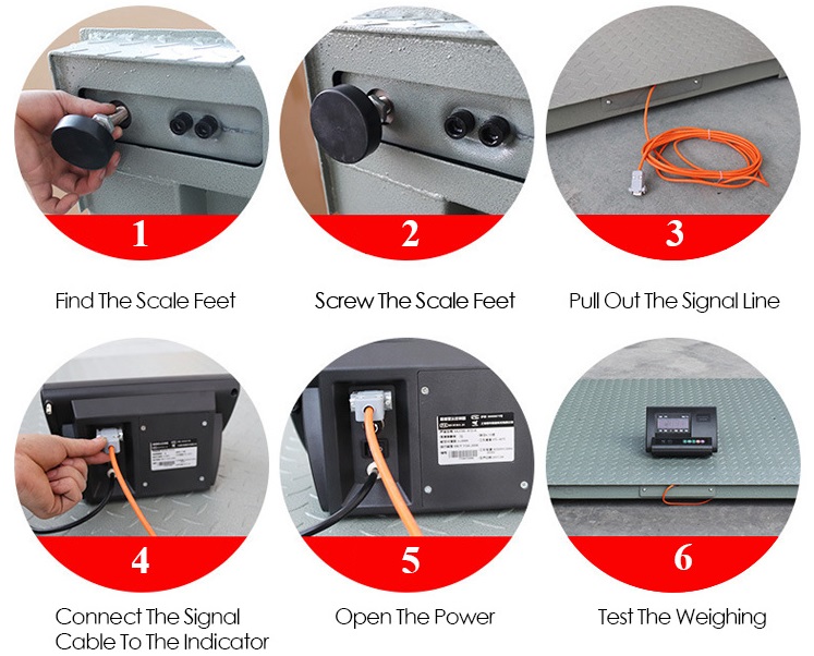 floor scale hot sale heavy duty high accuracy China Calibration A12 Indicator TCS Electronic Weigh Platform Scale