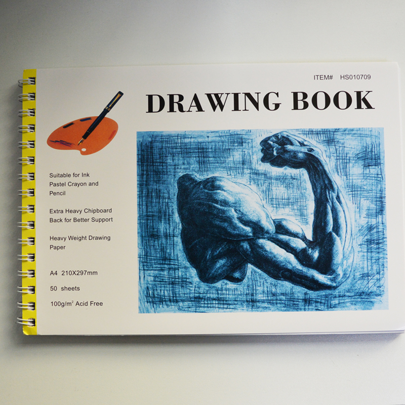 Artist 100gsm A4 size acid free drawing book