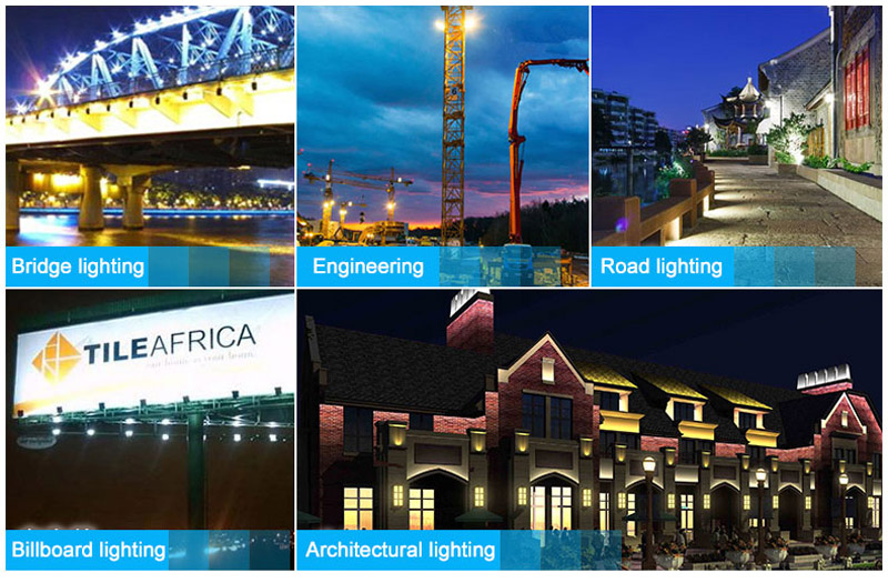 DHL Free shipping Led Flood Light Outdoor Spotlight Floodlight 10W 20W 30W 50W Wall Washer Lamp Reflector IP65 Waterproof