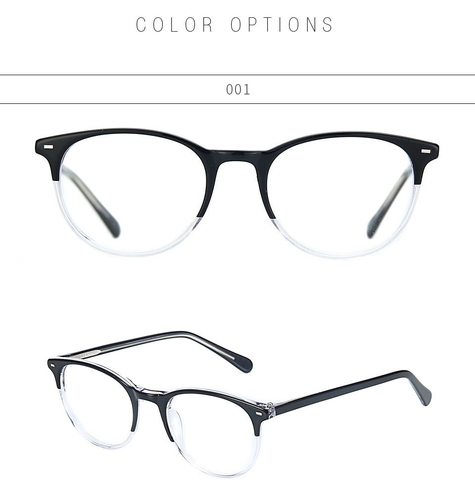 Medio Marco Lentes De Media Luna BT3032-gafas ópticas De Media