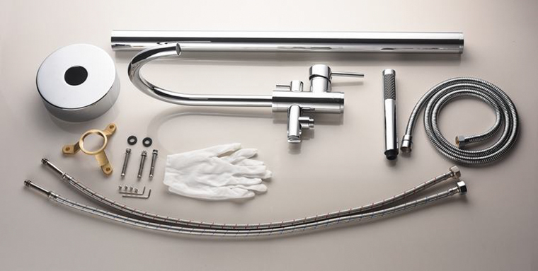 High Quality Brass Freestanding Bathtub Bath Mixer Faucet