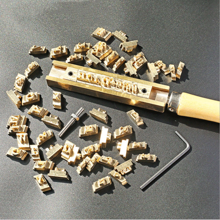 定制黄铜铜皮革印章模具模切压花模具黄铜冲压铜模具 - buy high