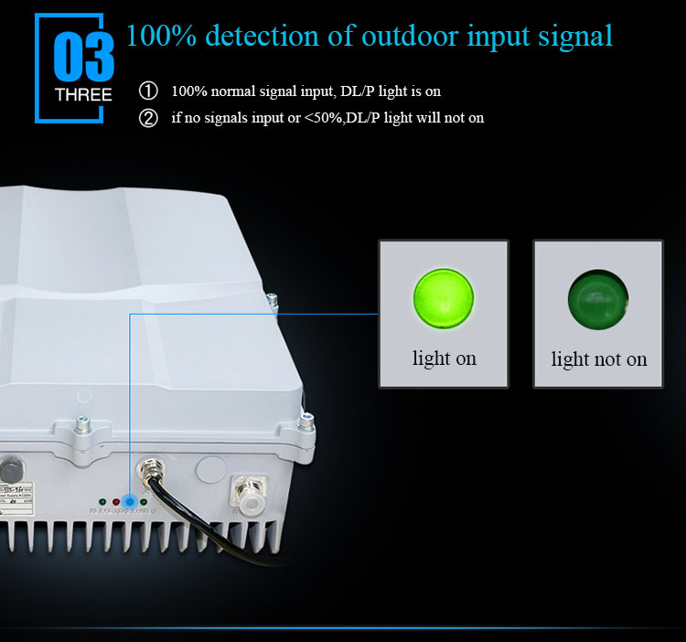 engineering high power signal amplifier band 800 / 900 /1800 / 2100 10W signal booster