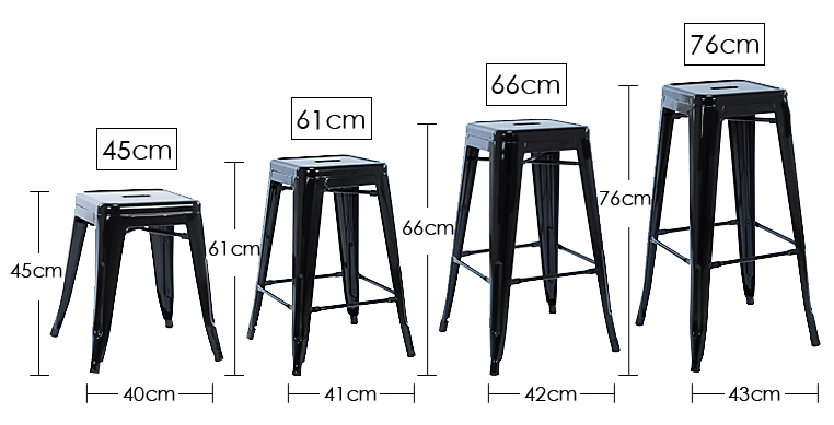 strong quality steel high chair for restaurant cafe stool shop