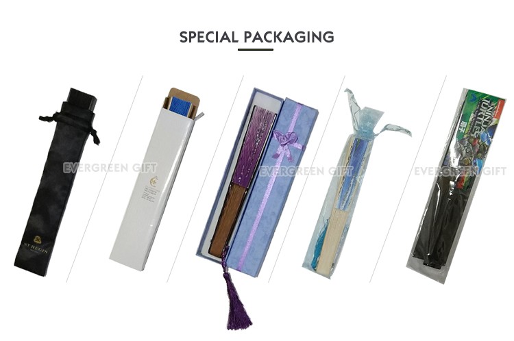 I AM YOUR FANS 2022 Custom Kpop Printed Logo Personalized Bamboo Paper Folding Hand Fans Bag Gift Business Folk Wedding OEM Art