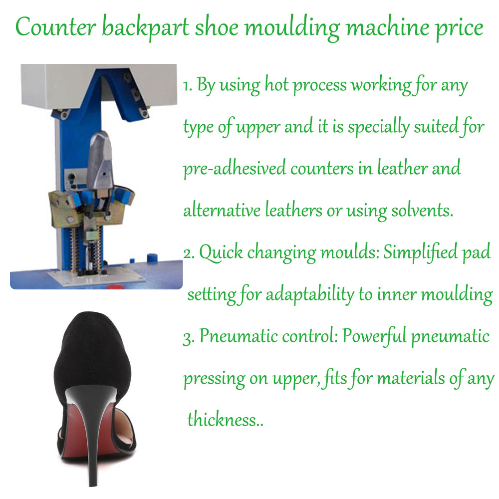 Shoes Machine Making Supplier Automatic Shoes Heel Forming Machine Hot Pressing Moulding Machine