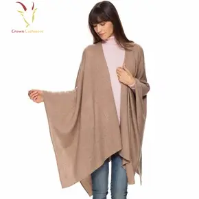 Women Handmade Wool Cashmere Scarf Shawl Poncho