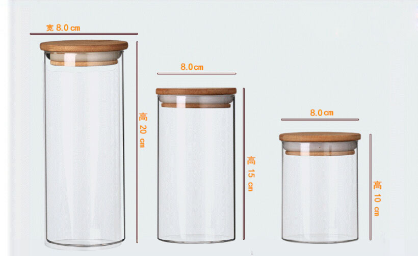 fancy Food Use and Storage Bottles & Jars Type glass jar with cork lid