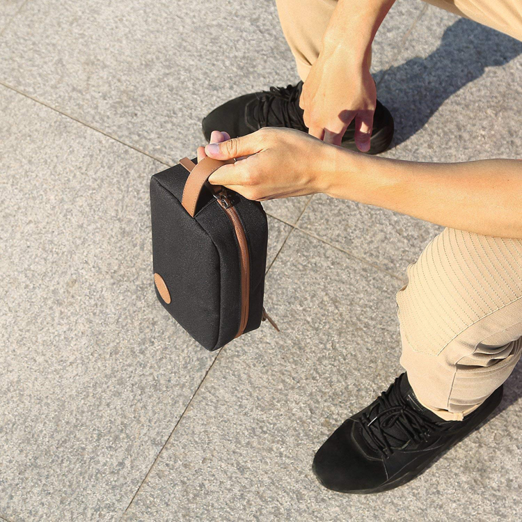 Pequenos organizadores de produtos de higiene portáteis, bolsa de maquiagem para homens e mulheres