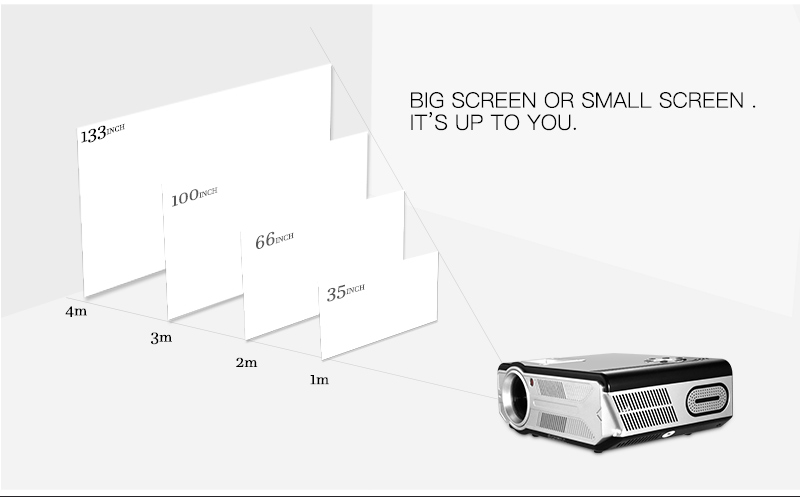 Excellent Quality 1280*800 Beamer Android Home Theater Native Full Hd 1080P Led Smart 4K Projectors