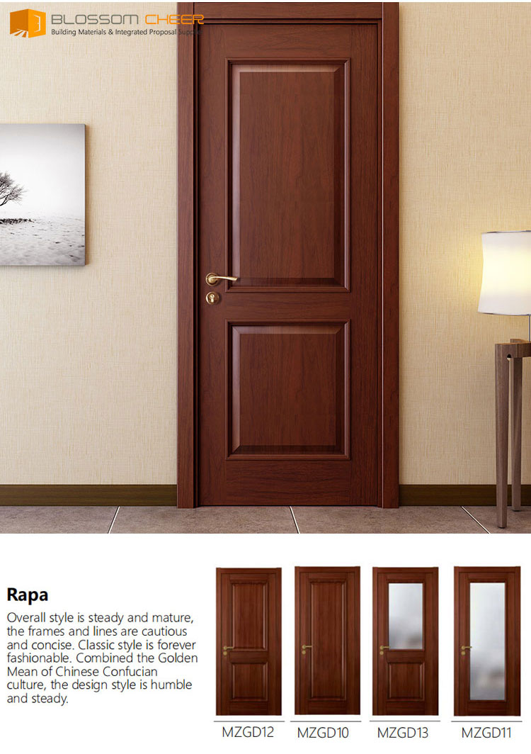 China wood frame entry doors vintage wooden doors bathroom glass door