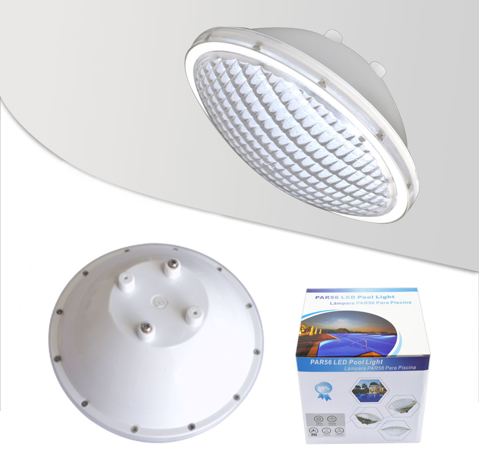 China Factory replaceable underwater 12v rgb par56 pool light recessed ip68 18w par 56 led swimming pool lights