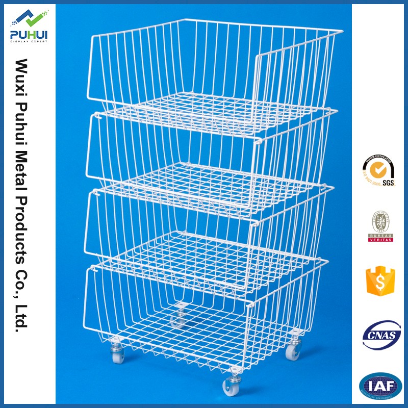 adjustable angle position mesh basket storage holder foldable home organization utility trolley