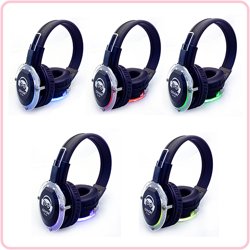 10 channel silent disco wireless headphone for meeting and conference