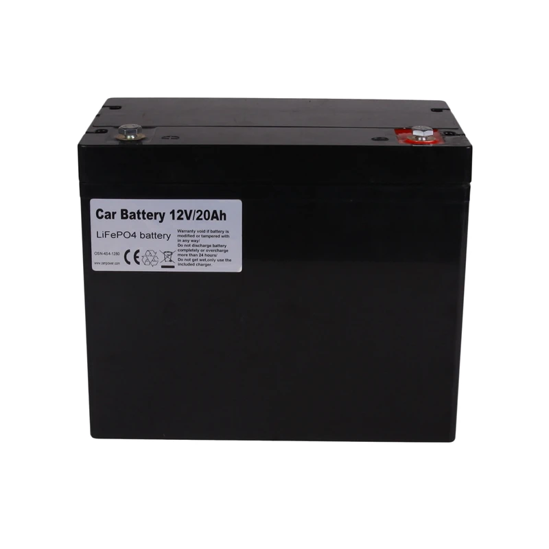 KOK POWER 12V Lifepo4 Car Auto Battery 80Ah 3.2v 20Ah Prismatic Cells Customized