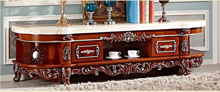 Antique High Living Room Wooden furniture lcd TV Stand pfy3001