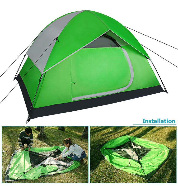 OEM Luxury Waterproof Ultra Light Backpacking Compact 2 Person Large Family Automatic Camping Hiking Outdoor Beach Tent