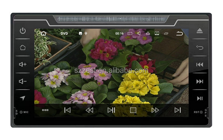8" Android 10.0  touch screen Car DVD Player for Toyota Fortuner 2017 with Quad Core 2G+32G Auto Radio Multimedia NAVI