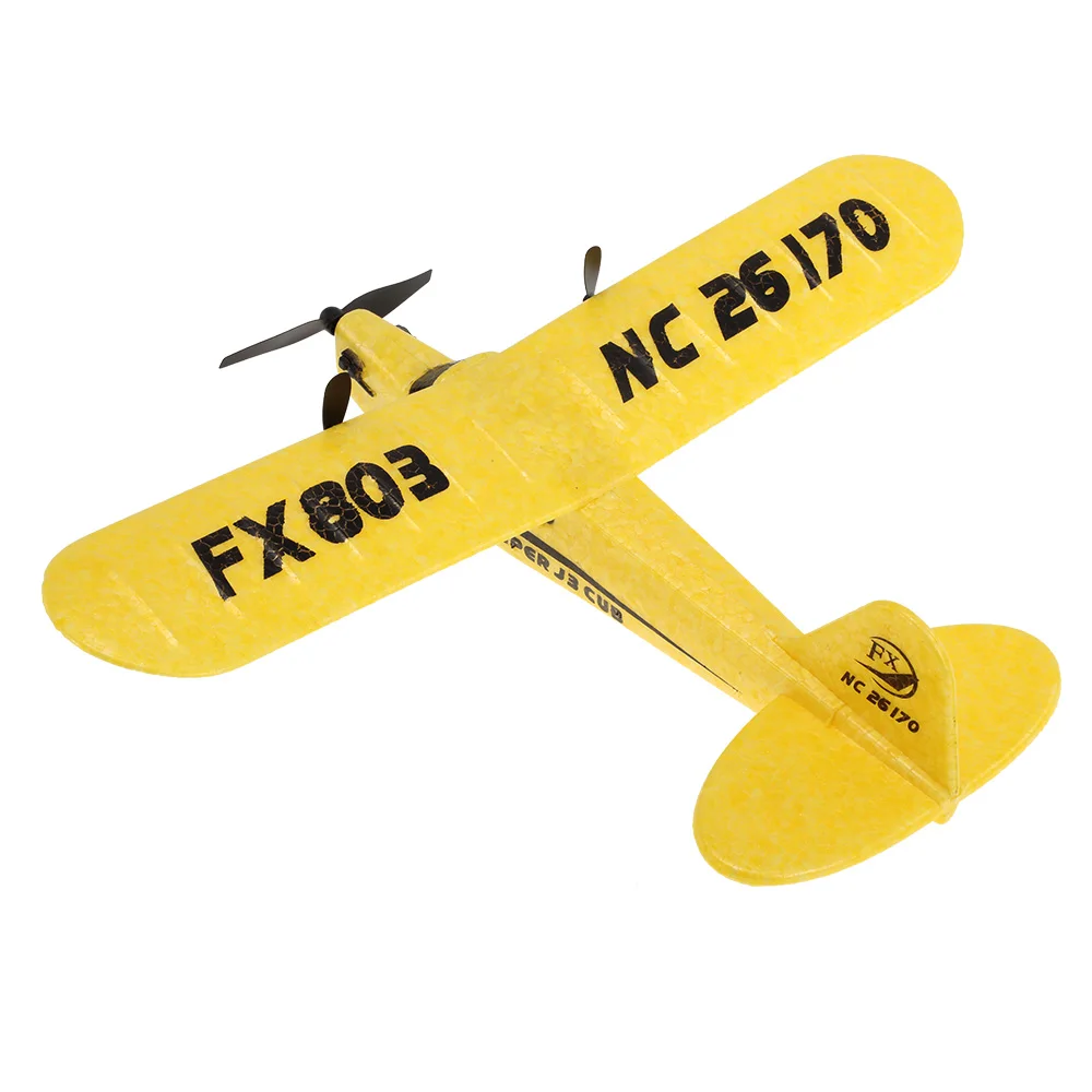 Original HOSHI Fly Bear FX-803 RC Plane FX803 2CH 2.4G Gyro RC Aircraft Glider Airplane for Kid Toys Christmas gift