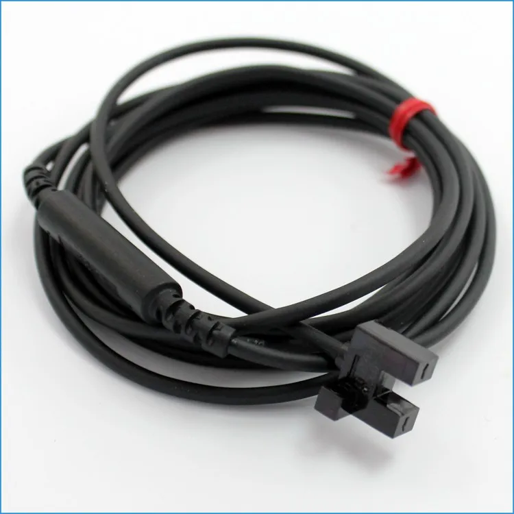 Sensor de horquilla óptica de 5 mm, interruptor de sensor fotoeléctrico de 4 cables de 24 V CC con ROHS