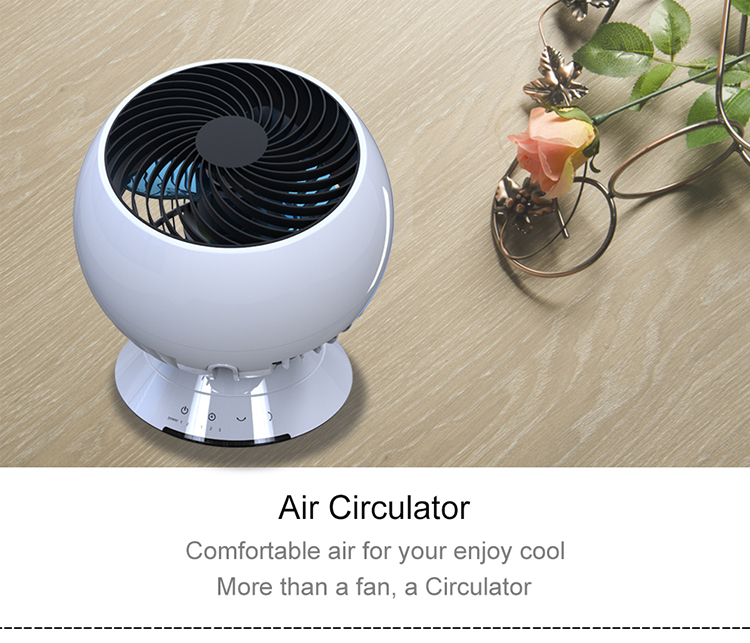 air circulator plastic brushless desk  12v dc electric table mini cooler fan